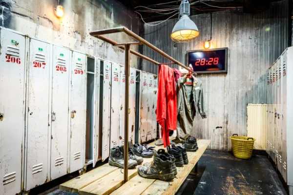 Kleedkamer Escape Room © Copyright De Voltage