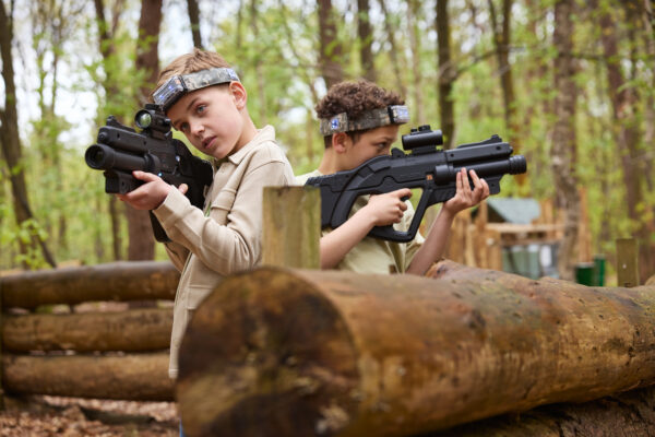 Outdoor Lasergamen Klimrijk Brabant © Copyright Klimrijk Brabant