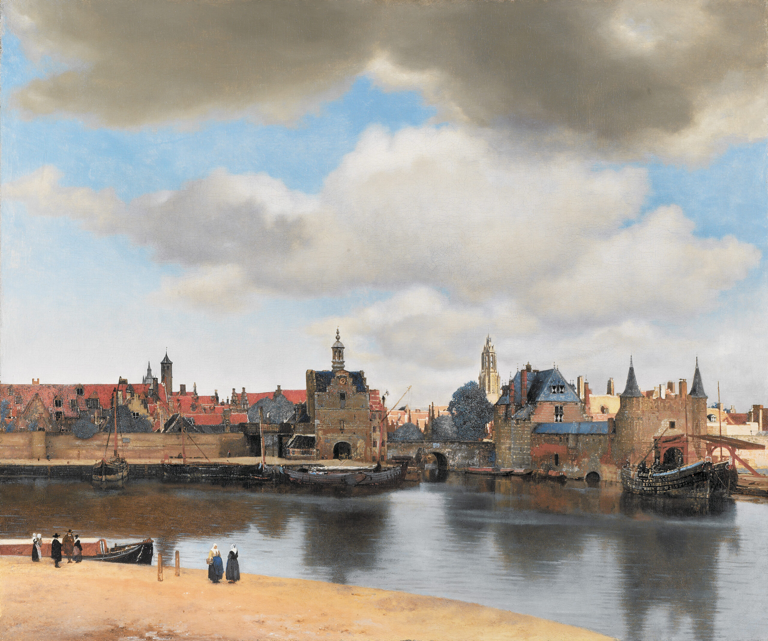 Mauritshuis Den Haag © Copyright Mauritshuis Den Haag / Johannes Vermeer Gezicht op Delft, c. 1660-1661
