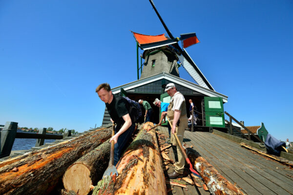 Houtzaagmolen Het Jonge Schaap © Copyright De Zaanse Schans